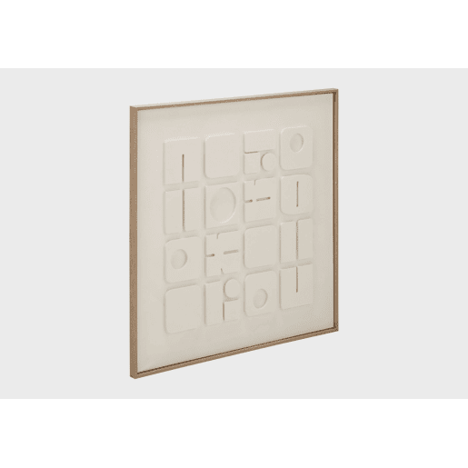Pintura original SHAPES relevo 3D 80cm marca CONFORAMA