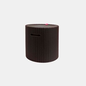 Geladeira de jardim COOL STOOL cor castanho.
