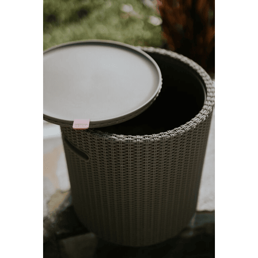 Geladeira de jardim COOL STOOL cor castanho.