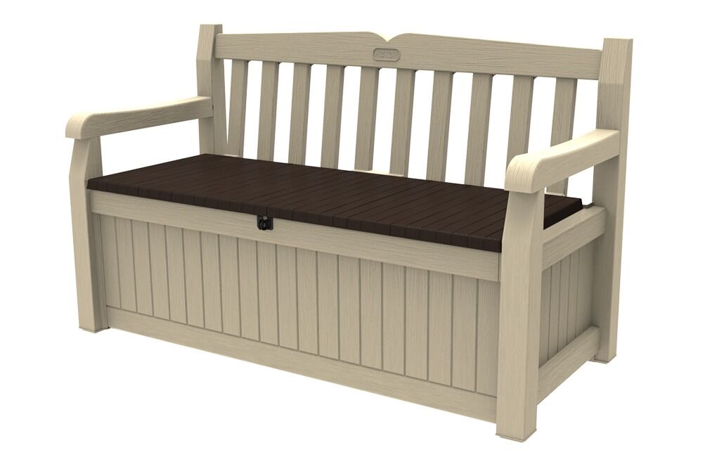 Banco de jardín con arcón eden
