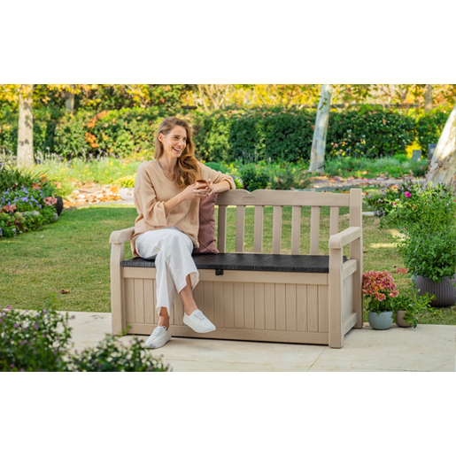 Banco de jardim com arca EDEN 265 litros Banco de jardim com arca EDEN 265 litros