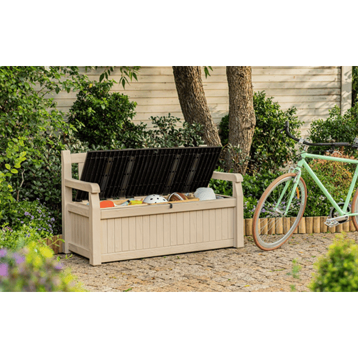 Banco de jardim com arca EDEN 265 litros Banco de jardim com arca EDEN 265 litros