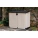 Cobertizo de jardín SIO MIO 880 litros beige con tapa marrón Cobertizo de jardín SIO MIO 880 litros beige con tapa marrón Beige