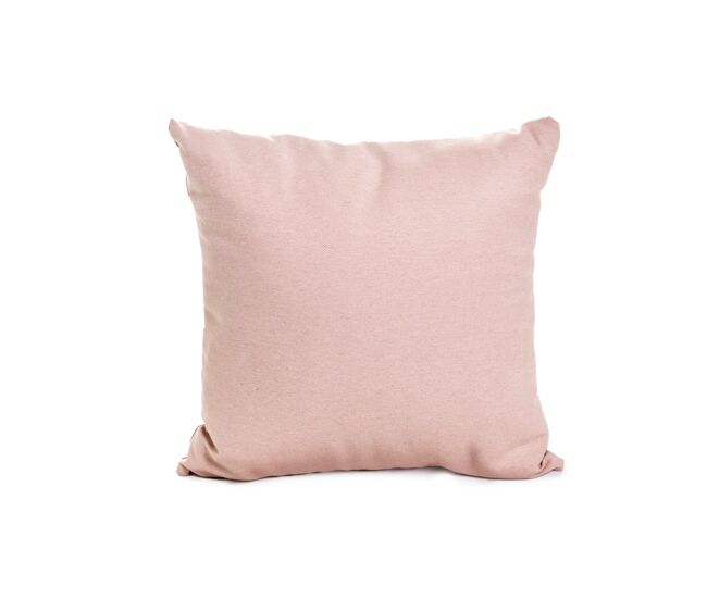 Cojín liso algodón 45x45cm color rosa