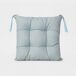 Cojín silla LISO algodón Cojín silla LISO algodón Azul