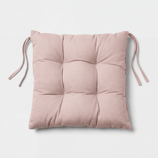 Almofada de algodão para cadeira LISO 40x40cm cor rosa Almofada de algodão para cadeira LISO 40x40cm cor rosa