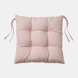 Almofada de algodão para cadeira LISO 40x40cm cor rosa