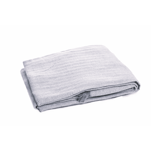 Multiusos de algodão JACQUARD 230x260cm cor cinza claro