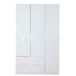 Armario ESPRESSO puertas batientes y 2 cajones blanco brillo Armario ESPRESSO puertas batientes y 2 cajones blanco brillo Blanco Brillo