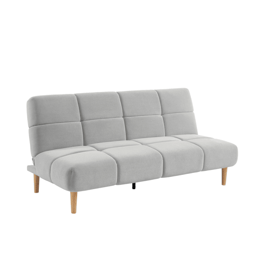 Sofá cama 3 lugares CALIA cor cinza