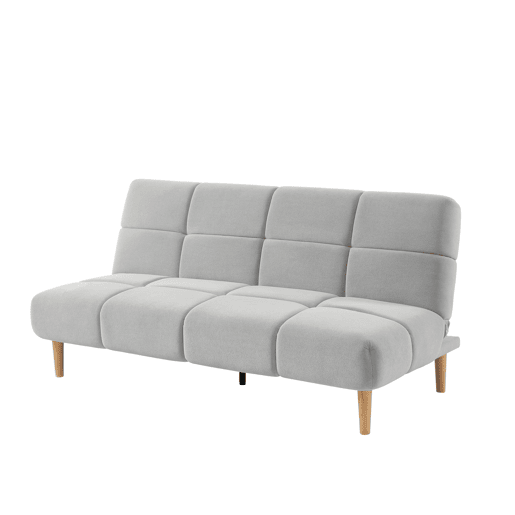 Sofá cama 3 lugares CALIA cor cinza