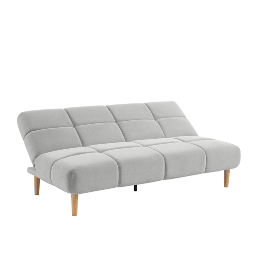 Sofá cama 3 lugares CALIA cor cinza