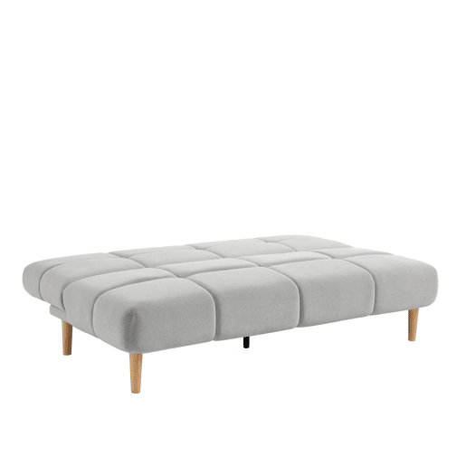 Sofá cama 3 lugares CALIA cor cinza