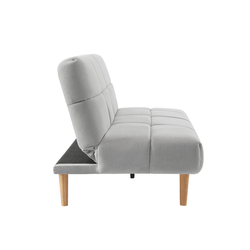Sofá cama 3 lugares CALIA cor cinza