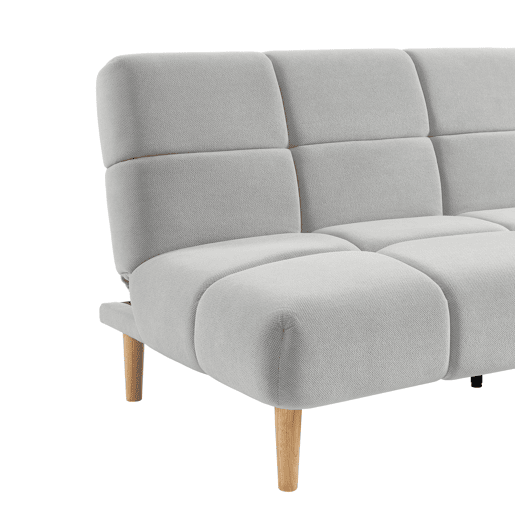 Sofá cama 3 lugares CALIA cor cinza