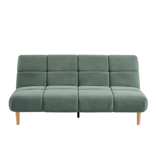 Sofá cama 3 lugares CALIA cor verde água