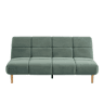 Sofá cama 3 lugares CALIA cor verde água
