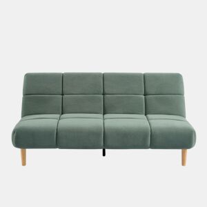 Sofá cama 3 lugares CALIA cor verde água