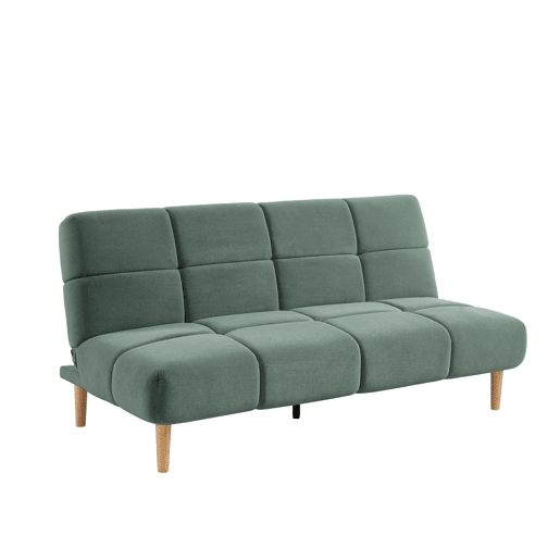 Sofá cama 3 lugares CALIA cor verde água