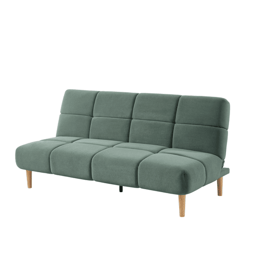 Sofá cama 3 lugares CALIA cor verde água