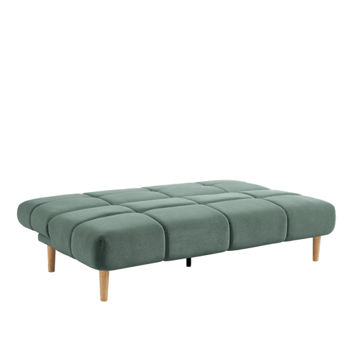 Sofá cama 3 lugares CALIA cor verde água