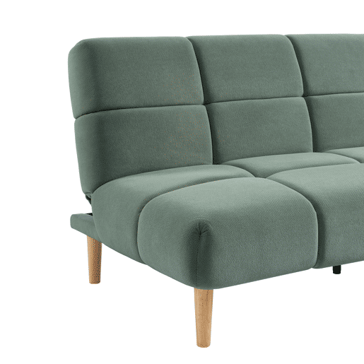 Sofá cama 3 lugares CALIA cor verde água