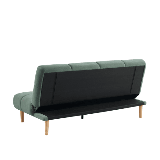 Sofá cama 3 lugares CALIA cor verde água