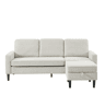 Chaise longue reversível SHEYLA cor bege
