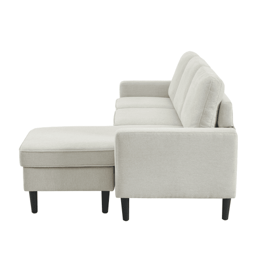 Chaise longue reversível SHEYLA cor bege