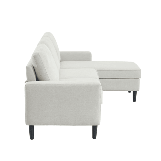 Chaise longue reversível SHEYLA cor bege