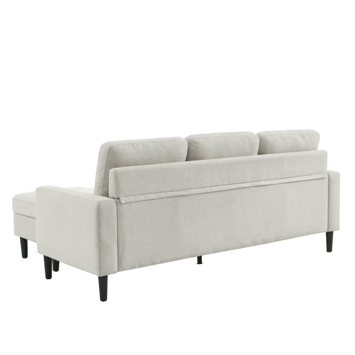 Chaise longue reversível SHEYLA cor bege