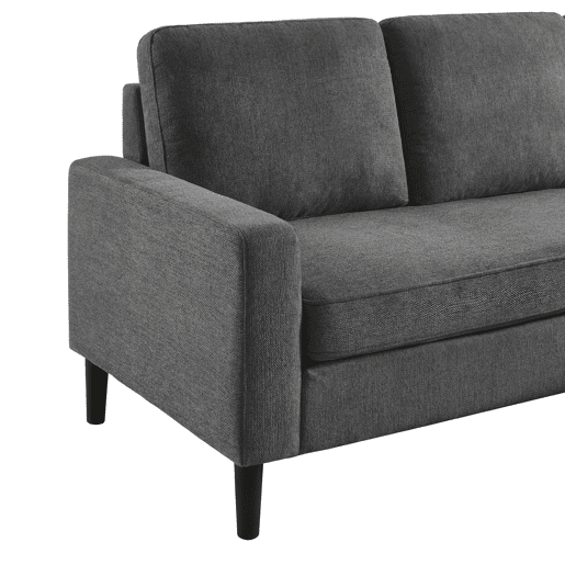 Chaise longue reversível SHEYLA cor cinza escuro Chaise longue reversível SHEYLA cor cinza escuro