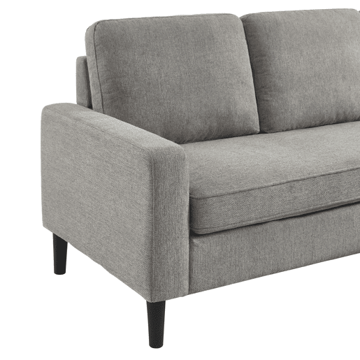 Chaise longue reversível SHEYLA cor cinza claro