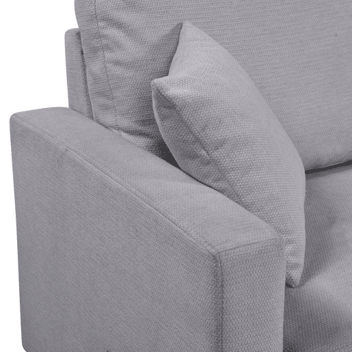 Chaise longue reversível com cama LUCY cor cinza escuro