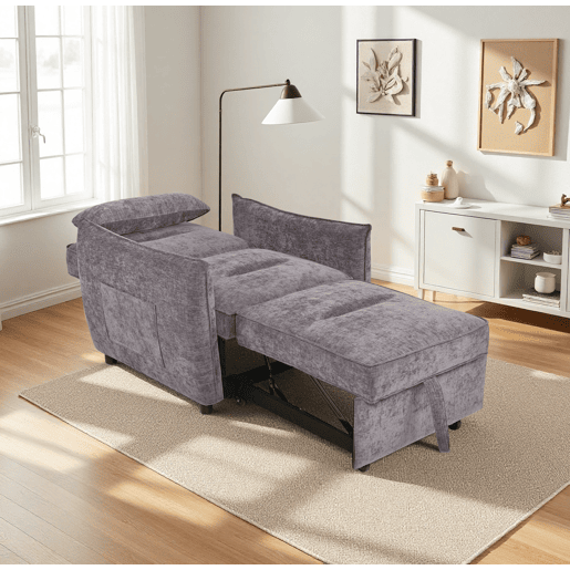 Cadeirão com cama MIKADO cor cinza Cadeirão com cama MIKADO cor cinza