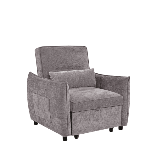 Cadeirão com cama MIKADO cor cinza Cadeirão com cama MIKADO cor cinza
