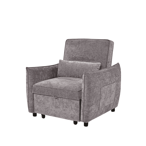 Cadeirão com cama MIKADO cor cinza Cadeirão com cama MIKADO cor cinza