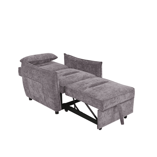 Cadeirão com cama MIKADO cor cinza Cadeirão com cama MIKADO cor cinza