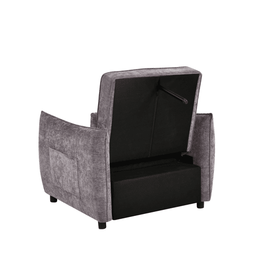 Cadeirão com cama MIKADO cor cinza Cadeirão com cama MIKADO cor cinza