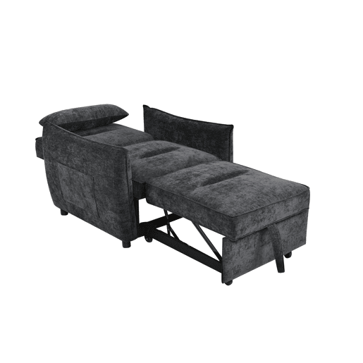 Cadeirão com cama MIKADO cor azul
