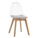 Pack de 4 sillas de comedor SALLY Pack de 4 sillas de comedor SALLY Transparente