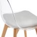 Pack de 4 sillas de comedor SALLY Pack de 4 sillas de comedor SALLY Transparente