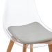 Pack de 4 sillas de comedor SALLY Pack de 4 sillas de comedor SALLY Transparente