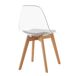 Pack de 4 sillas de comedor SALLY Pack de 4 sillas de comedor SALLY Transparente