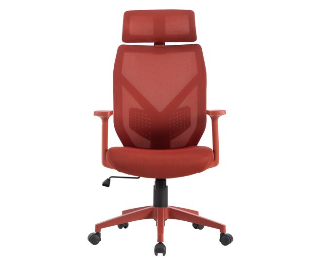 Silla de oficina airius color rojo - conforama