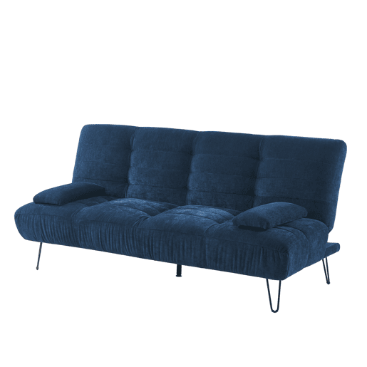 Sofá cama 3 lugares ANDER cor azul Sofá cama 3 lugares ANDER cor azul