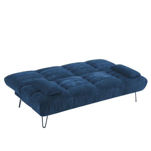 Sofá cama 3 lugares ANDER cor azul Sofá cama 3 lugares ANDER cor azul