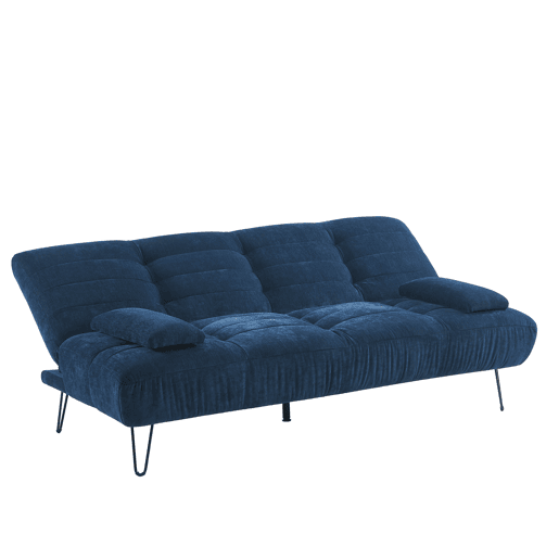 Sofá cama 3 lugares ANDER cor azul Sofá cama 3 lugares ANDER cor azul