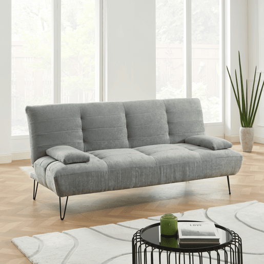 Sofá cama 3 lugares ANDER cor cinza Sofá cama 3 lugares ANDER cor cinza