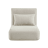 Cadeirão com cama TWIST cor bege